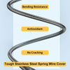 ENKAY ENK-CB128 PD 27W Type-C to 8 Pin Carbon Steel Hose Spring Fast Charging Data Cable, Length:2m(Silver)