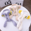 Cartoon Little Duck Ears Moving Winter Warm Earmuffs Press Airbag Earmuffs Cute Ear Warmer for Children, Size: One Size(Gray)