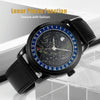 SKMEI 2116 Multifunctional Men 30M Waterproof Fashion Casual Quartz Watch(Black Leather)