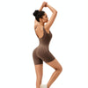 Sports Tight Hip-Lifting Yoga Bodysuit With Chest Pad, Size: XL(Berry Red)