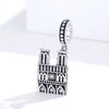 S925 Sterling Silver Notre Dame de Paris Pendent DIY Bracelet Necklace Accessories