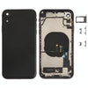 iPhone XR Black Battery Back Cover Assembly with Side Keys & Wireless Charging