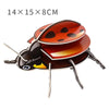 Children Insects Cognition DIY 3D Puzzle KT Board Handmade Simulation Animal Model Toys, Model: Ladybug