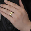 Men Ring, Ring Size:9 (Gold)