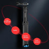 RUIGPRO One-piece Handheld Tripod Selfie Stick Telescopic Monopod Mount for GoPro, Insta360, DJI and Other Action Cameras(Black)