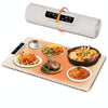 240W Electric Warming Tray Food Warmer with Adjustable Temperature, Timed Close US Plug