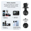 RUIGPRO Crab Clamp Action Camera Bracket Dual-Head Crab with Selfie Stick