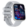 HT15 1.85 inch Silicone Band IP67 Waterproof Smart Watch, Support Bluetooth Calling / Sleep Monitoring(Silver)