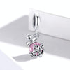 S925 Sterling Silver Perfume Bottle Pendant DIY Bracelet Necklace Accessories