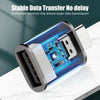 2 PCS SBT-158 USB-C / Type-C Male to USB 3.0 Female Zinc Alloy Adapter(Black)