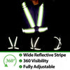 Night Riding Running Flexible Reflective Safety Vest(Purple)
