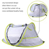 Travel Mosquito Net Ultralight Wei Portable baby beach tent(Gray)