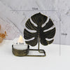 A Black Gold DH2303-03 Metal Retro Iron Art Candlesticks Ornament Table Candle Cup Decoration Props