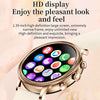 V60 1.39 Inch Health Monitoring Multifunctional Waterproof Bluetooth Call Smart Watch, Color: Silver Steel