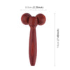 Wenge Solid Wood Manual Roller Massager (Red)