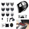 HJ-2019 Men Electric Shaver Fader Self-help Hair Clipper with Cloth + Sponge + Spare Cutter Head, Standard Version, CN Plug