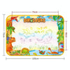 Children Luminous Magic Graffiti Water Drawing Mat, Size: 100 x 70cm, Style: 2 Pens Set