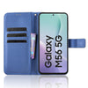 For Samsung Galaxy M56 5G Diamond Texture Leather Phone Case(Blue)