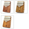 PURM Kalimba Thumbs Piano Beginner Piano Portable Musical Instrument, Color: 21 Tone Mahogany