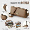 CaseMe Me30 Multi Functional Diagonal Cross Bag Phone Case(Brown)