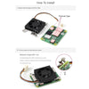 Waveshare Dedicated 3007 Cooling Fan for Raspberry Pi Compute Module 4 CM4, Power Supply:5V