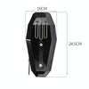 HP-HS002 1 Pair Motorcycle PC Front Windshield Handguard for Harley 883 / x48 / 1200(Black)