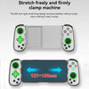 D7 BT5.0 Retractable Gamepad With Light For PC / Android / IPhone /Win7 10 11/Mac OS/Switch(White)