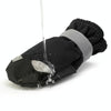 Waterproof Dog Boots, Size 5 (Black) - Non-Slip & Warm
