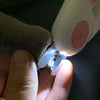 LED Pet Nail Clippers with File, Pink