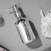 500ml Press Lotion Dispenser Bathroom Electroplated Silver Soap Dispenser Replacement(Hand Wash)