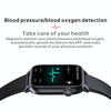 QS08 PRO 1.83 inch BT5.2 Smart Sport Watch, Support Sleep / Heart Rate / Blood Oxygen / Temperature / Blood Pressure Health Monitor(Black+Black)