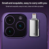 8 Pin to USB, USB-C / Type-C OTG Adapter(Black)