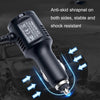 2PCS JY-032 USB Plug Digital Display Fast Charge Car Charger, Style: 3.5A + QC3.0(Mini Left Bend)