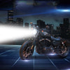 2 PCS CS-1168 DC10-85V/1200LM/10W Motorcycle LED Luminous Headlights, Style:Three Sides