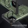 For iPhone XR Lens Holder MagSafe Phone Case(Army Green)