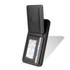 For Samsung Galaxy S22+ 5G Skin Feel Detachable Card Bag Magsafe Phone Case(Black)