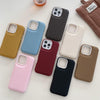 For iPhone 13 Pro Leather Texture Phone Case(White)