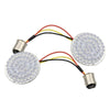 2 PCS Motorcycle LED Signal Steering Lamp For Dyna(White Red Light 1157 Without Lampshade)