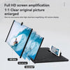 20-inch Pull-out Mobile Phone Screen Amplifier HD Desktop Viewing Mobile Phone Holder(Black)
