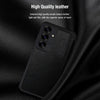 For Samsung Galaxy S25+ 5G NILLKIN QIN Series Pro Sliding Camera Cover Design Leather Phone Case(Brown)