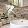 12 PCS 10 x 20cm Brick Pattern Crystal Film Glossy Tile Sticker Floor Sticker(Kit034)