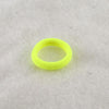 20pcs / Pack Girls Kids Rubber Bands Ponytail Holder Elastic Hair Bands(Fluorescent Yellow)