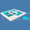2 PCS Cartoon Animal Double-Sided Klotski Puzzle Children Wooden Toy Early Education Jigsaw Puzzle(Dolphin)