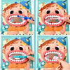Wooden Children Oral Dentistry Simulation Dentist Set Pretend Play Medical Toy, Color: Basic Model Pink