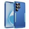 For Samsung Galaxy S25 Ultra 5G TPU + PC Shockproof Protective Phone Case(Royal Blue + Grey Green)