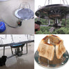 Outdoor Camping Tools 4 Slice Stainless Steel Camping Foldable Toaster Rack Toaster Tray Bread Toast Rack