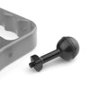 PULUZ 1/4 inch Screw Aluminum Ball Adapter Mount for GoPro, Insta360, DJI and Other Action Cameras, Diameter: 2.5cm(Black)