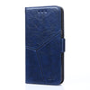 For alcatel 1B 2022 Geometric Stitching Horizontal Flip Leather Phone Case(Blue)