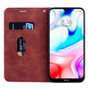 For Xiaomi Redmi 8 Frosted Business Magnetic Horizontal Flip PU Leather Case with Holder & Card Slot & Lanyard(Brown)