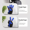 Intelligent Robot Split Finger Training Rehabilitation Glove Equipment With US Plug Adapter, Size: S(Blue Left Hand)